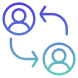 Customer engagement tools icon