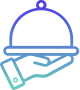 Fine dining restaurant icon