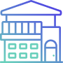 Hotel and resort icon